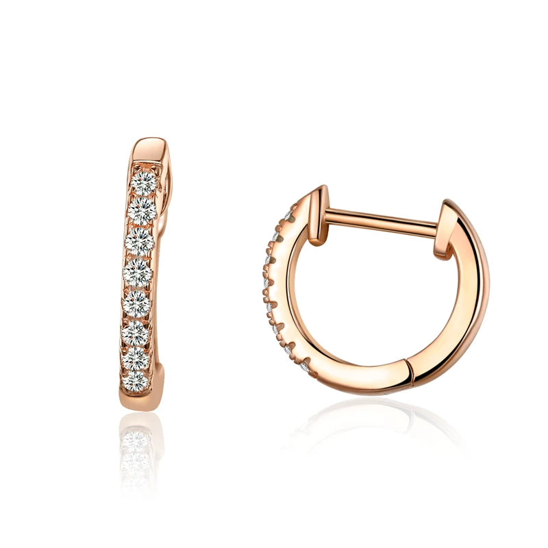 CZ Ear Cuff Hoop Earrings