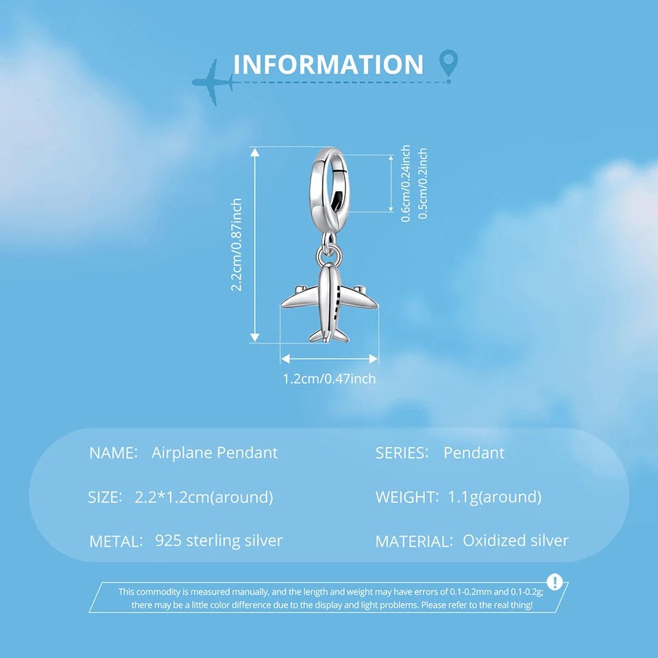Airplane Travel Charm