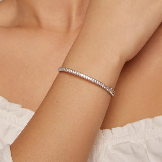 CZ Bangle Bracelet