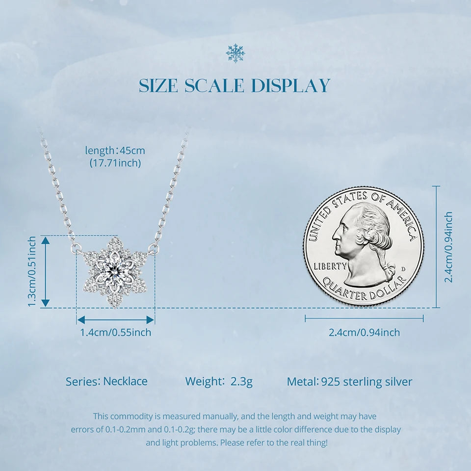 Snowflake Necklace, Earrings & Ring Set