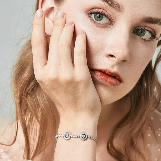 Blue Evil Eye Bracelet