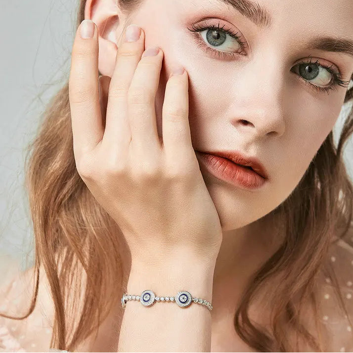 Blue Evil Eye Bracelet