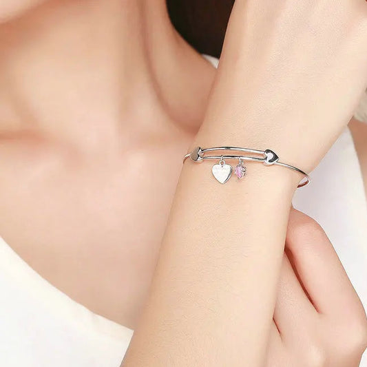 I Love You Heart Bangle