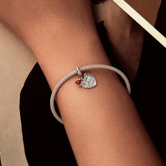 Mother Heart Charm Pendant