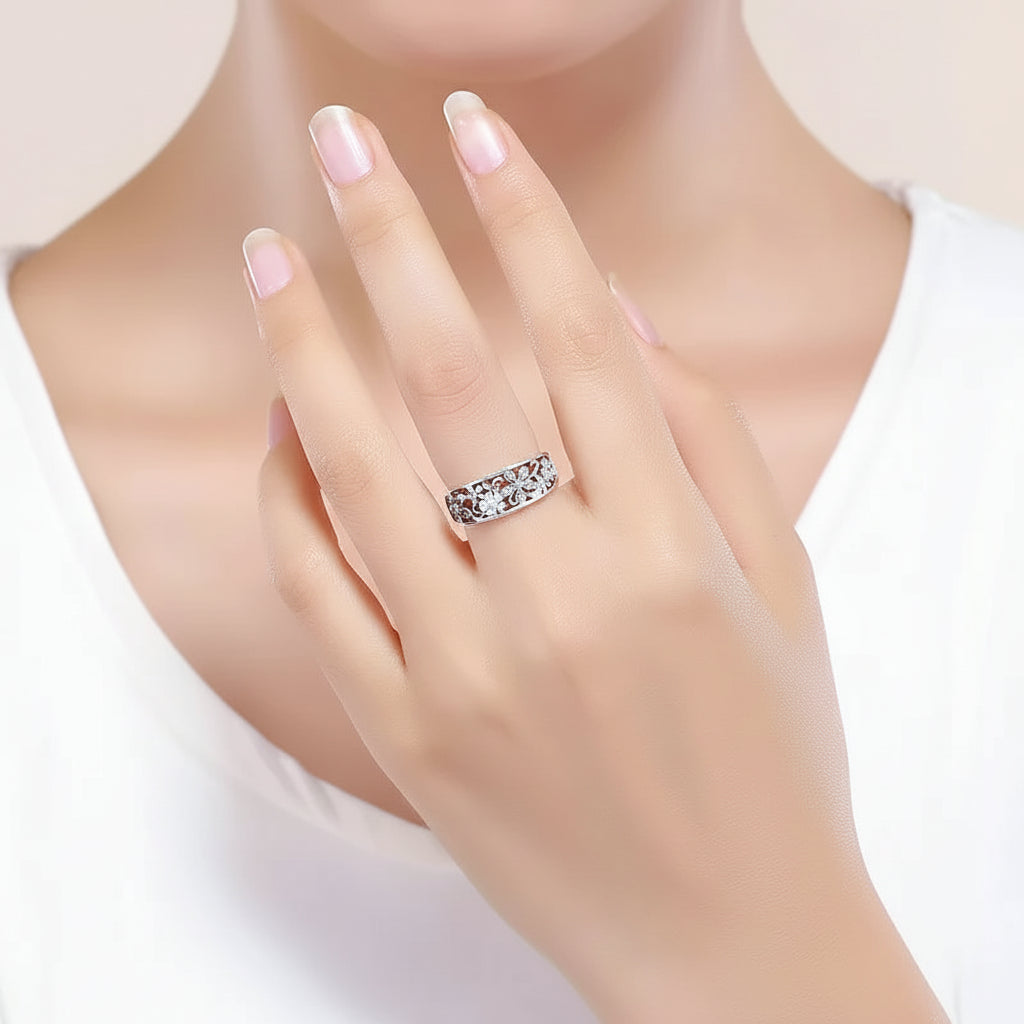 Daisy Infinity Love Ring