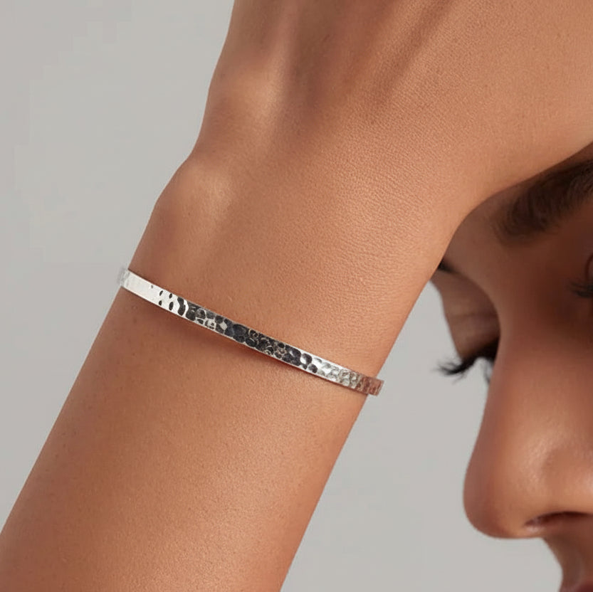 Engraved Courage Bangle