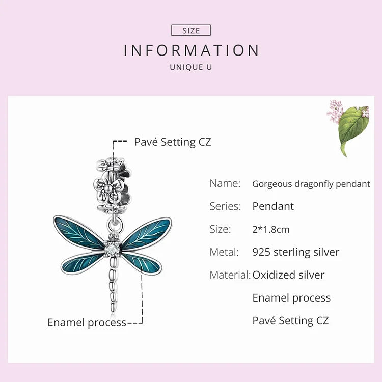 Dragonfly Charm Pendant