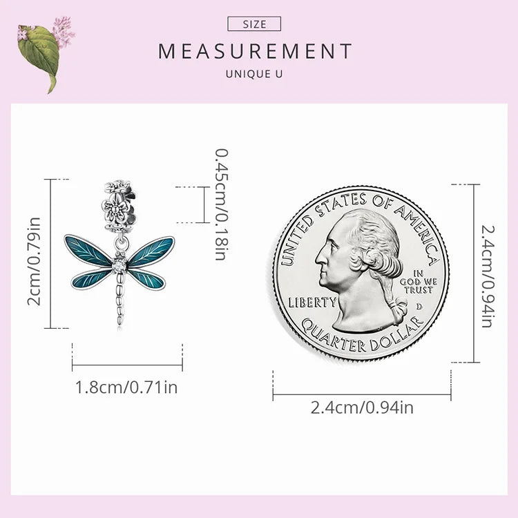 Dragonfly Charm Pendant