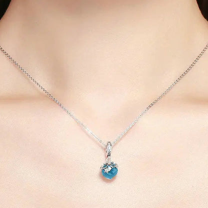 Blue Crystal Star Dangle Charm