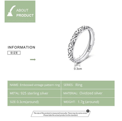 Vintage Vine Band Ring