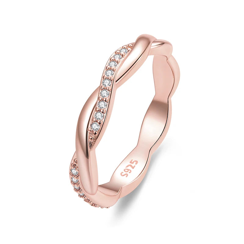 Twisted Vine Eternity Ring