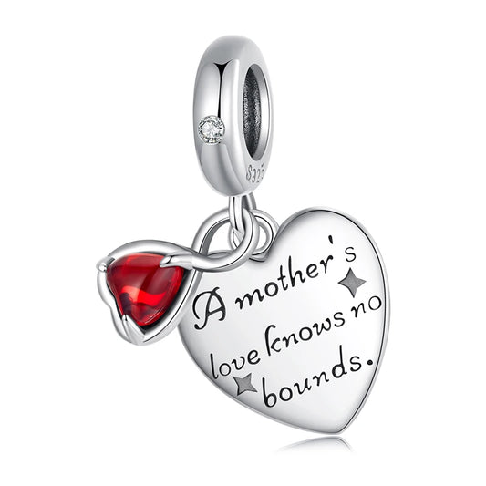 Mother Heart Charm Pendant