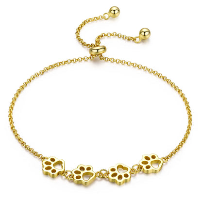 Cat Paw Print Bracelet