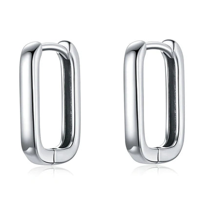 Square Buckle Hoop Earrings