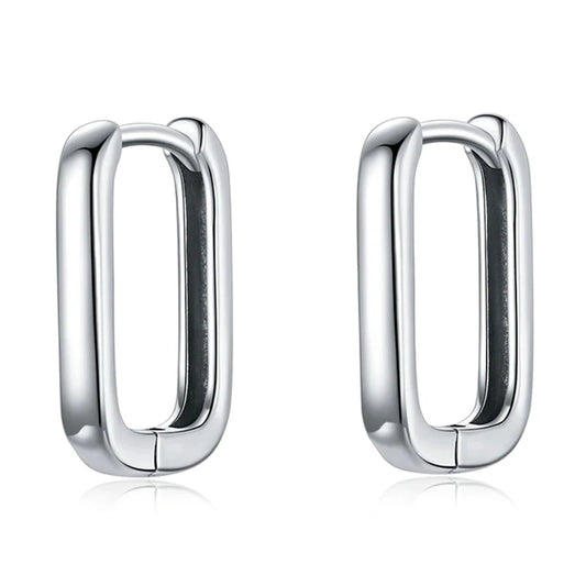 Square Buckle Hoop Earrings