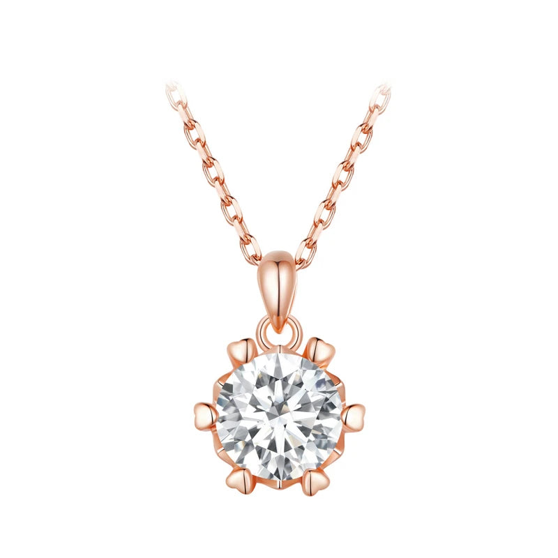 Moissanite Pendant Necklace