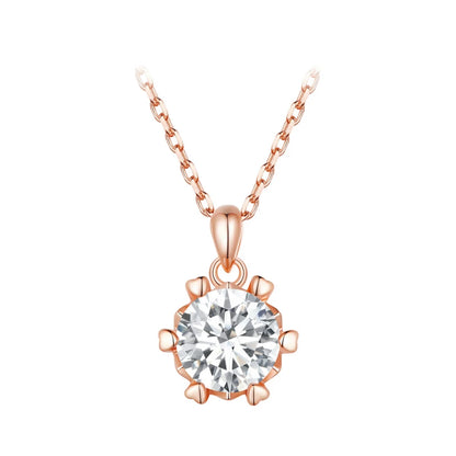 Moissanite Pendant Necklace