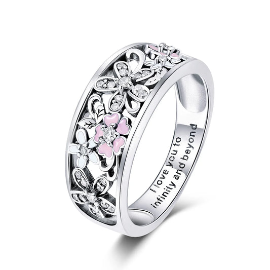Daisy Infinity Love Ring