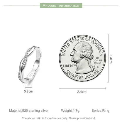 Twisted Vine Eternity Ring