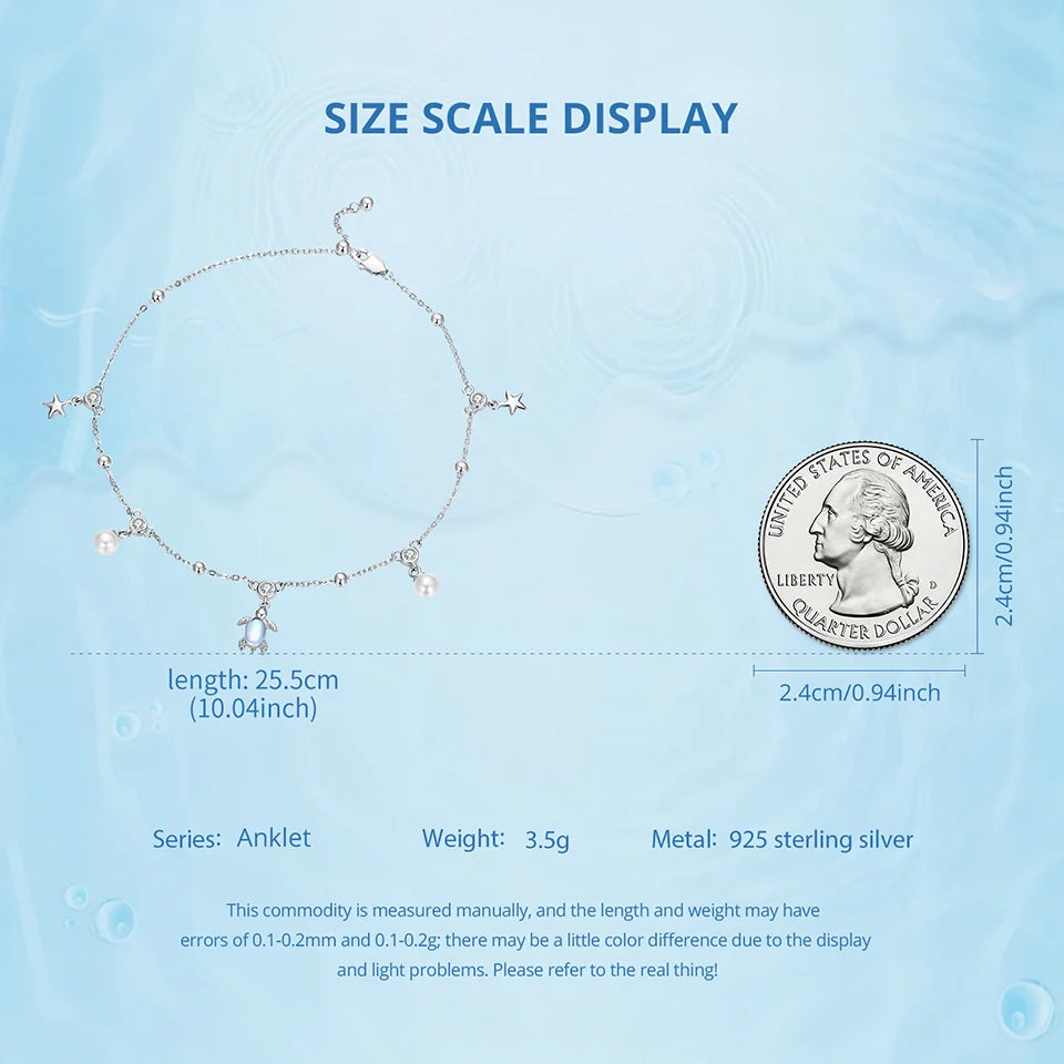 Turtle Snake Chain Anklet