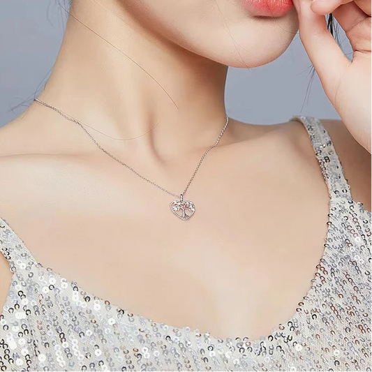 Tree of Life Heart Necklace