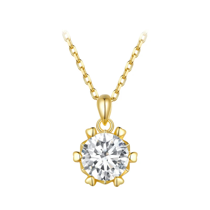 Moissanite Pendant Necklace
