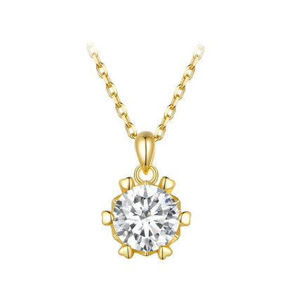 Moissanite Pendant Necklace