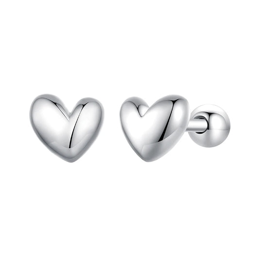 Mini Heart Stud Earrings