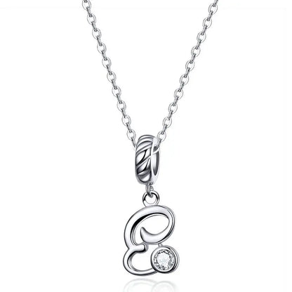 Initial Letter Pendant Necklace