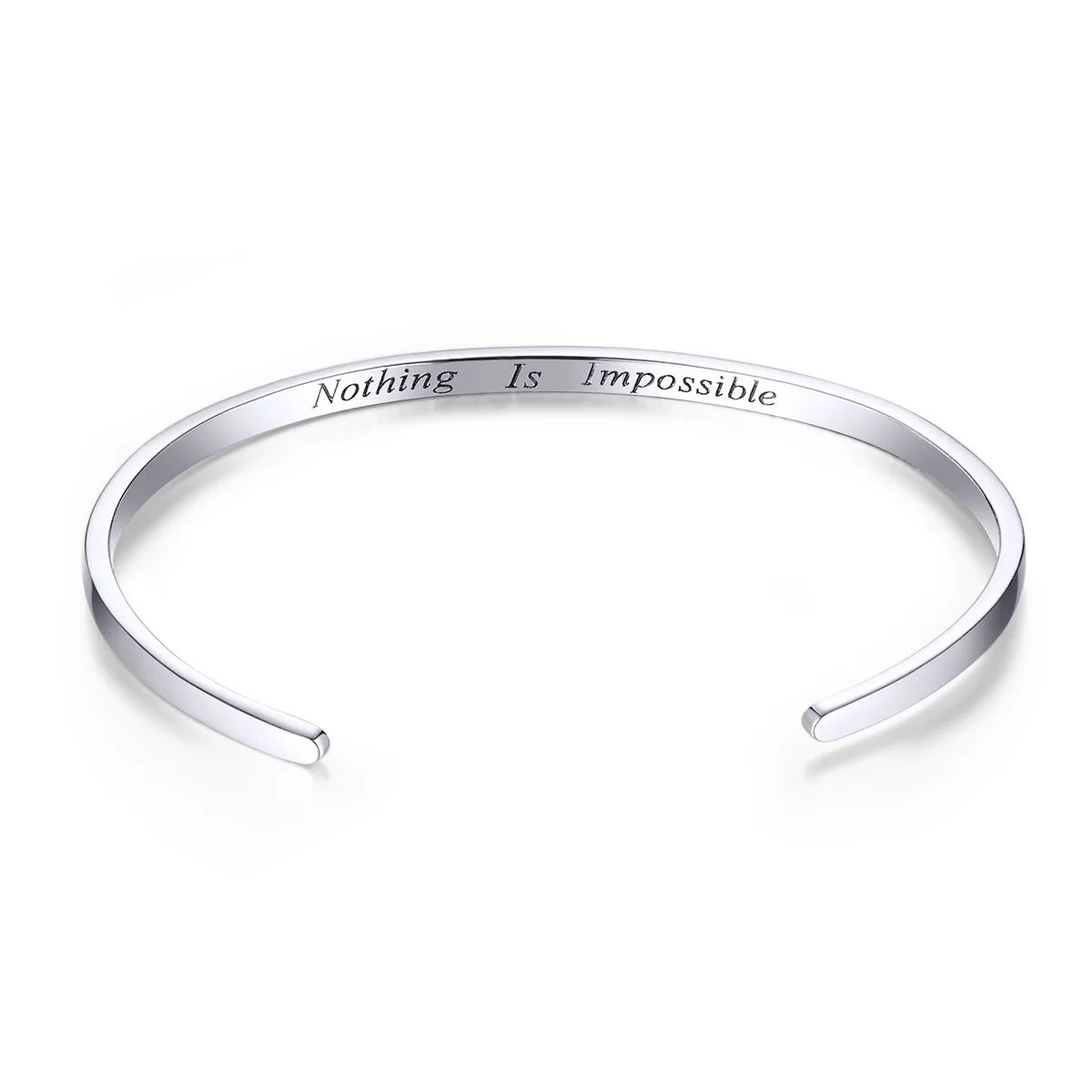 Engraved Courage Bangle