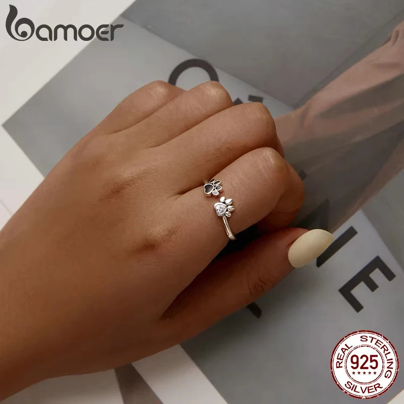 Dog Paw Adjustable Ring