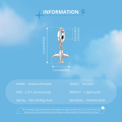 Airplane Travel Charm