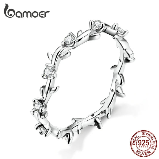 Flower Vine Stackable Ring