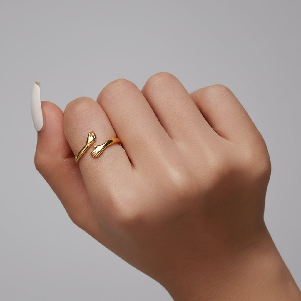 Hug Open Adjustable Ring