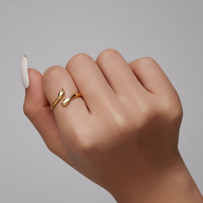 Hug Open Adjustable Ring