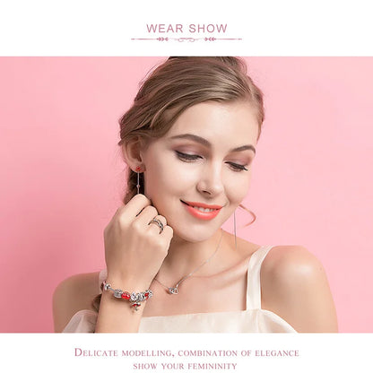 Connected Heart Pendant Necklace