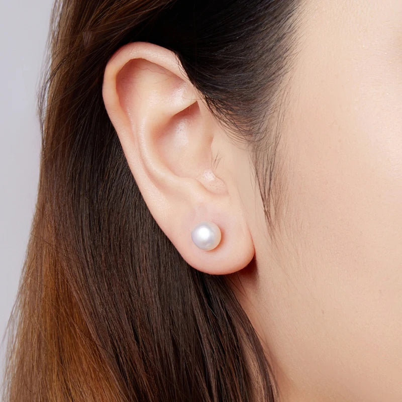 Freshwater Pearl Stud Earrings