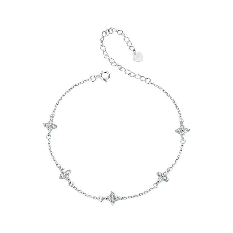 Four-Leaf Clover Anklet