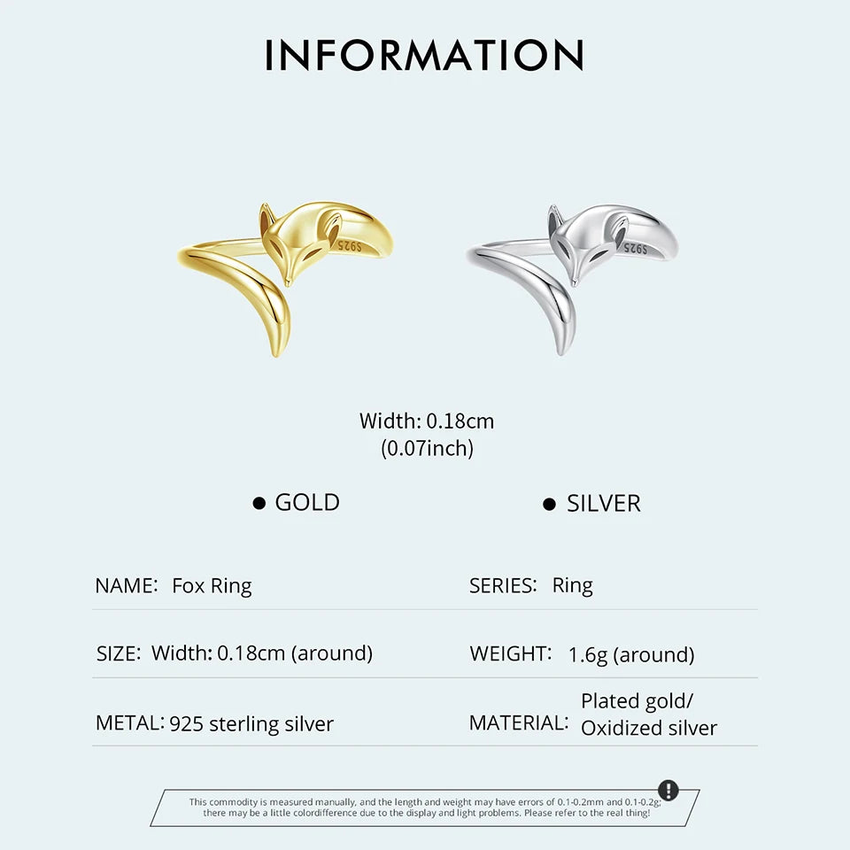 Fox Tail Adjustable Ring