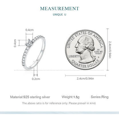 CZ Heart Promise Ring