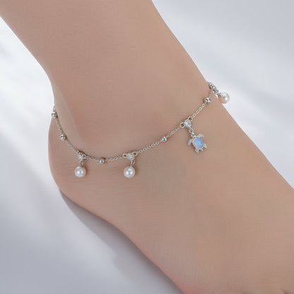 Turtle Snake Chain Anklet