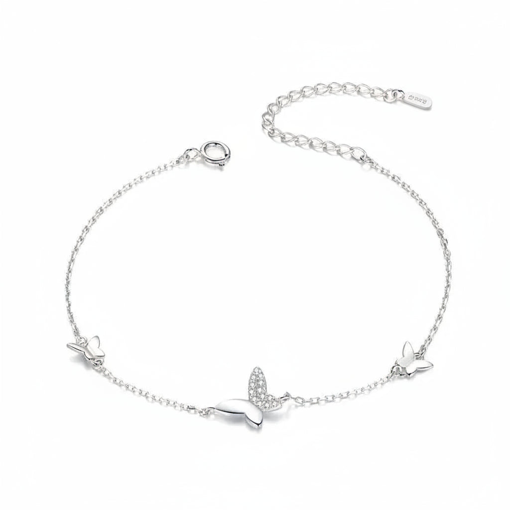 Flying Butterfly Chain Bracelet