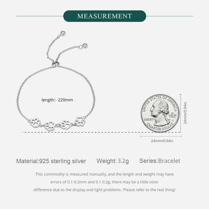 Cat Paw Print Bracelet