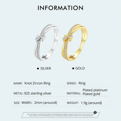 Double Knot Stackable Ring