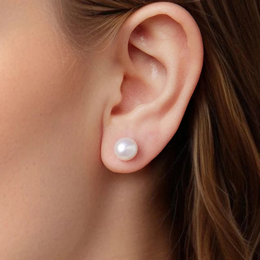 Freshwater Pearl Stud Earrings