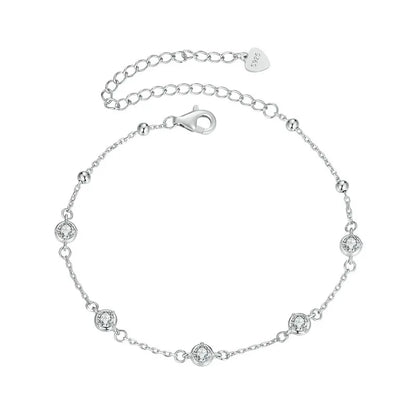 Starry Moissanite Bezel Bracelet