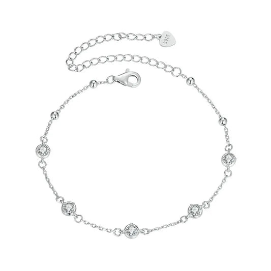 Starry Moissanite Bezel Bracelet