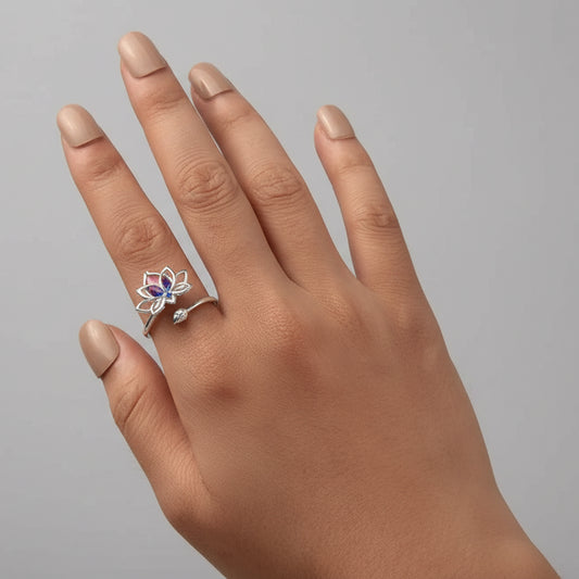 Lotus Adjustable Ring