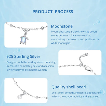 Turtle Snake Chain Anklet