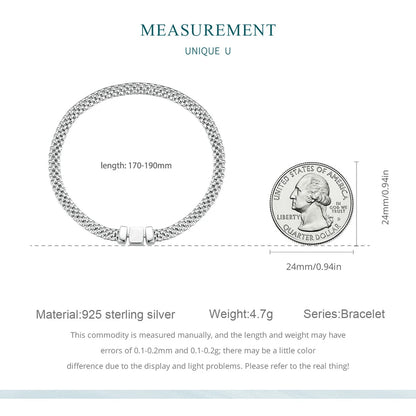 Square Buckle Chain Bracelet